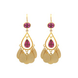 Stephanie Albertson Pink Tourmaline Chandelier Earrings - Be On Park
