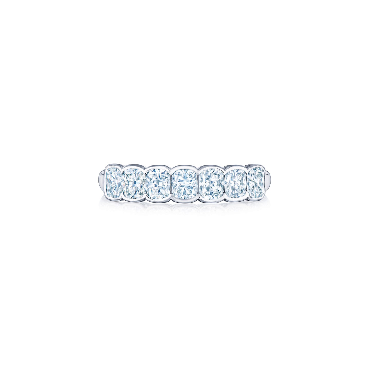 Kwiat Half Circle Ring with Diamonds Bezel Set - Be On Park