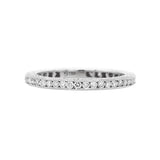 Sethi Couture Channel White Diamond Band