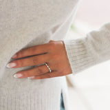 Sethi Couture Petit Bubble White Diamond Band - Be On Park