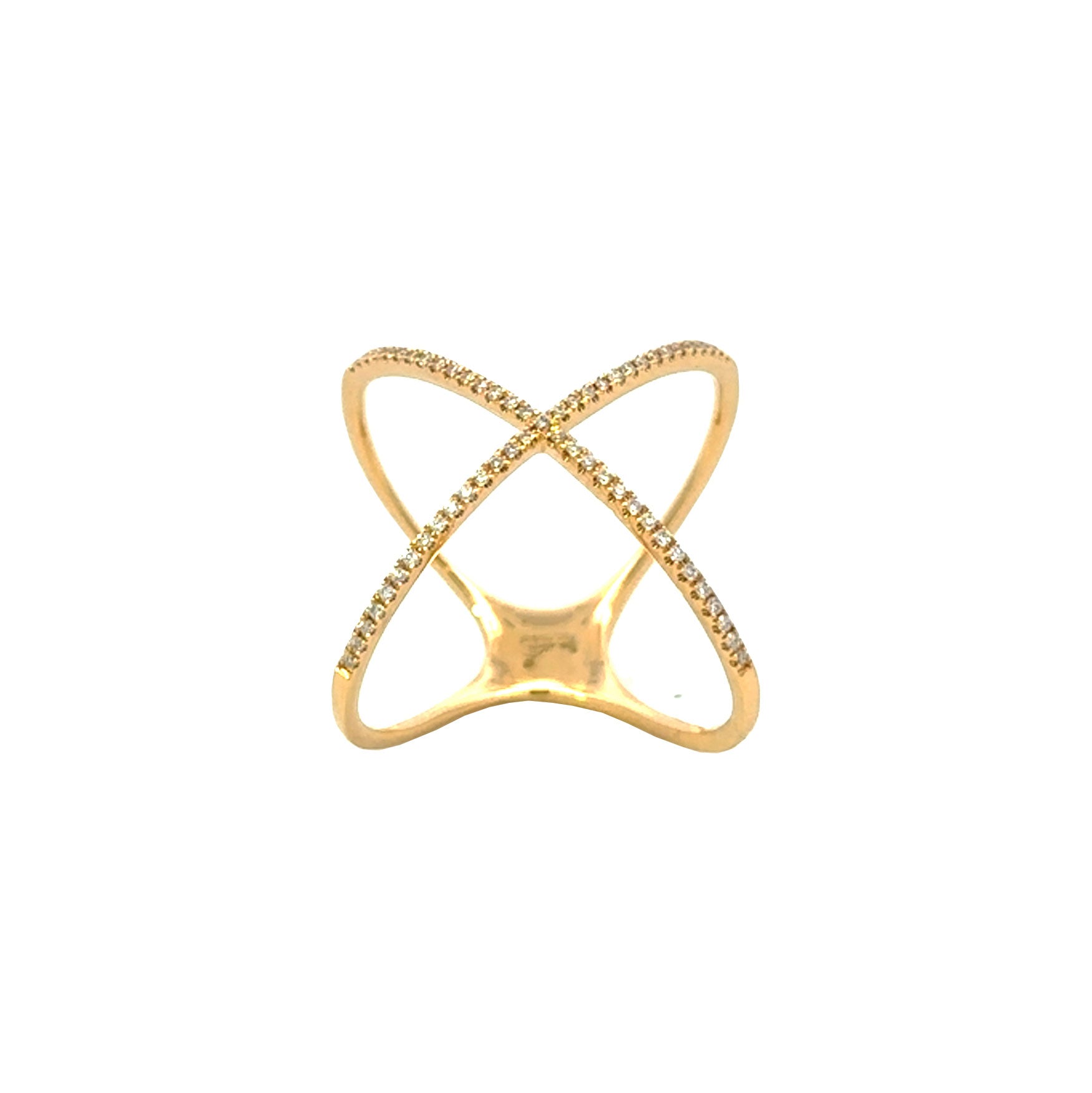 Afarin Diamond "X" Ring - Be On Park