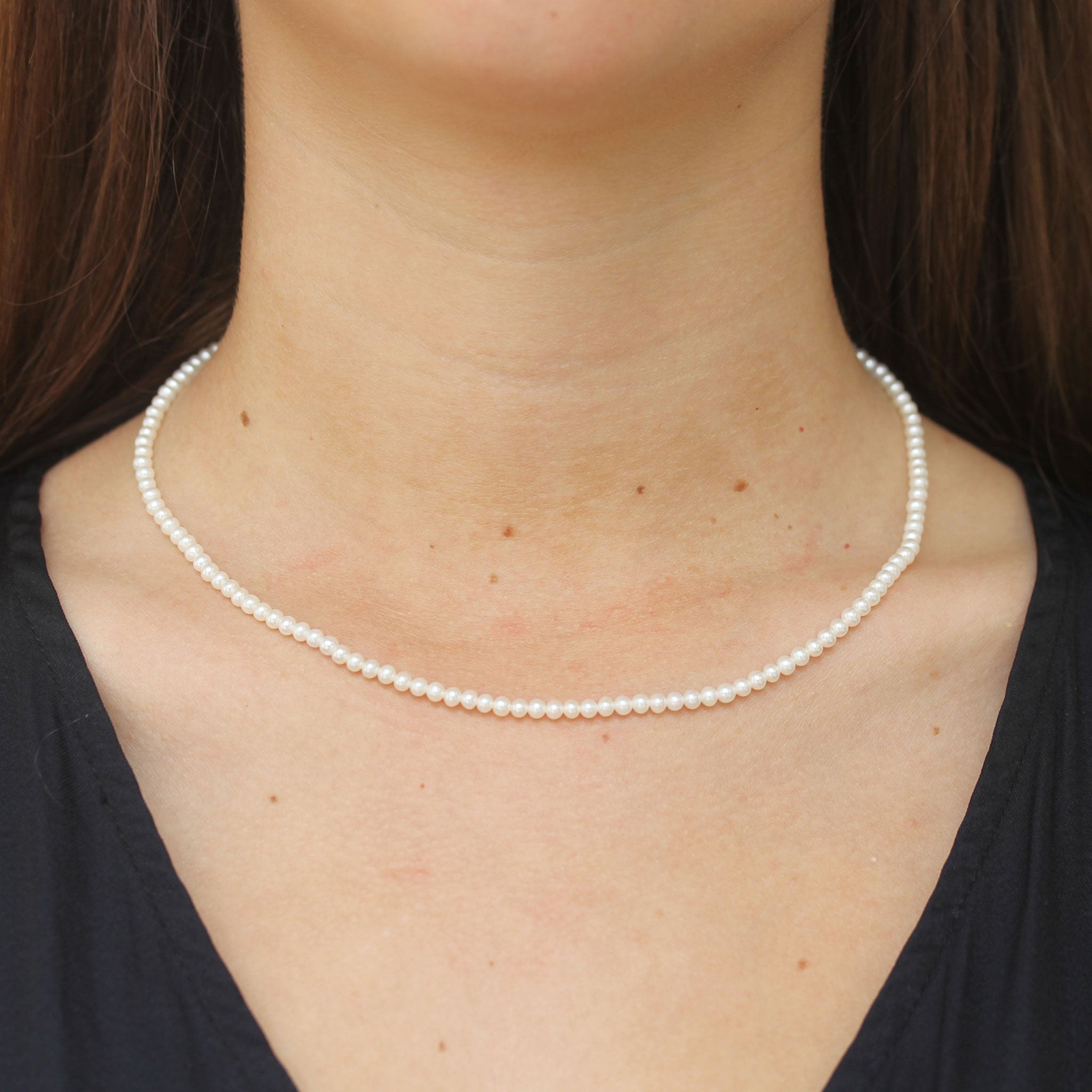 Shy Creation Cultured Pearl Tennis Necklace - Be On Park