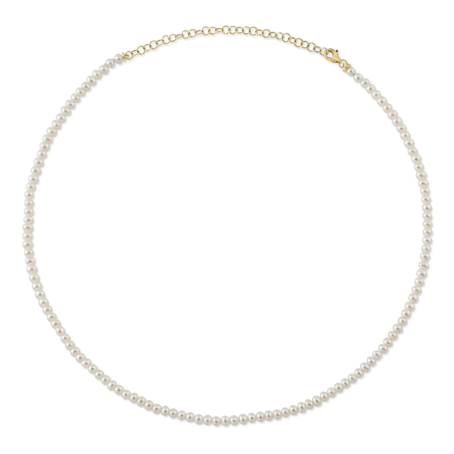 Shy Creation Cultured Pearl Tennis Necklace - Be On Park