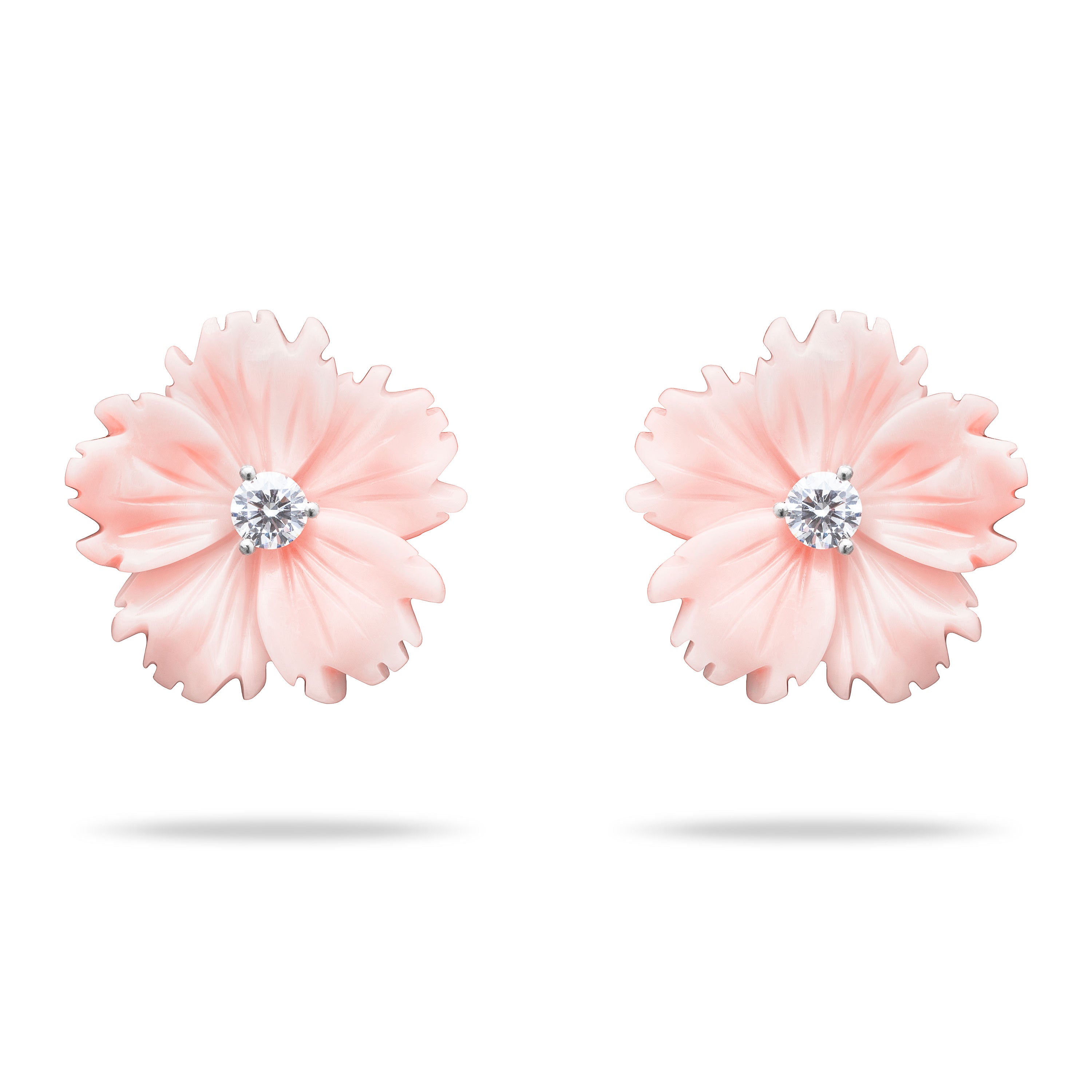 Conch Posy Stud Earrings - Be On Park