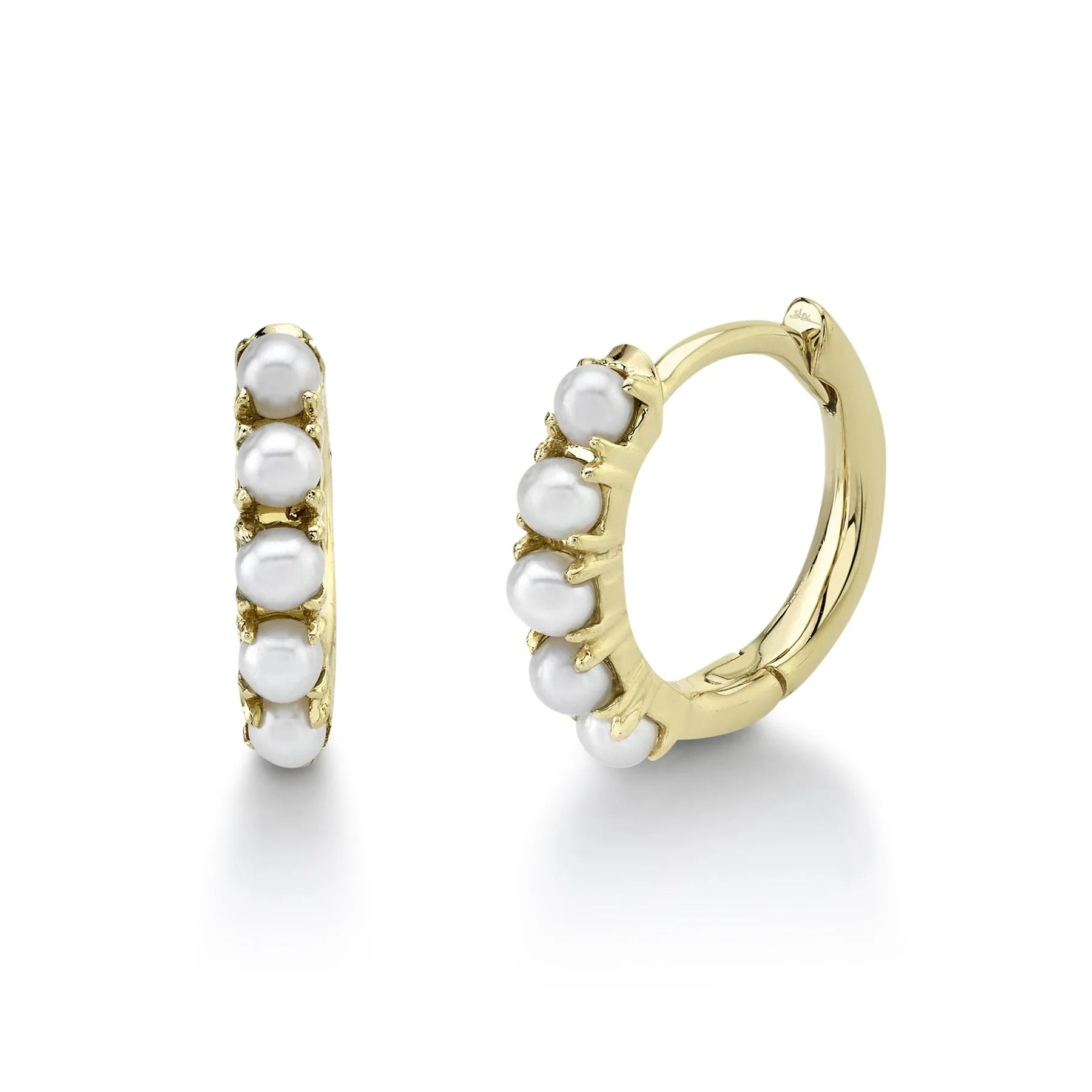 Shy Creation Cultured Pearl Huggie Earring - Be On Park