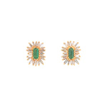 Suzanne Kalan Emerald and Diamond Earrings - Be On Park