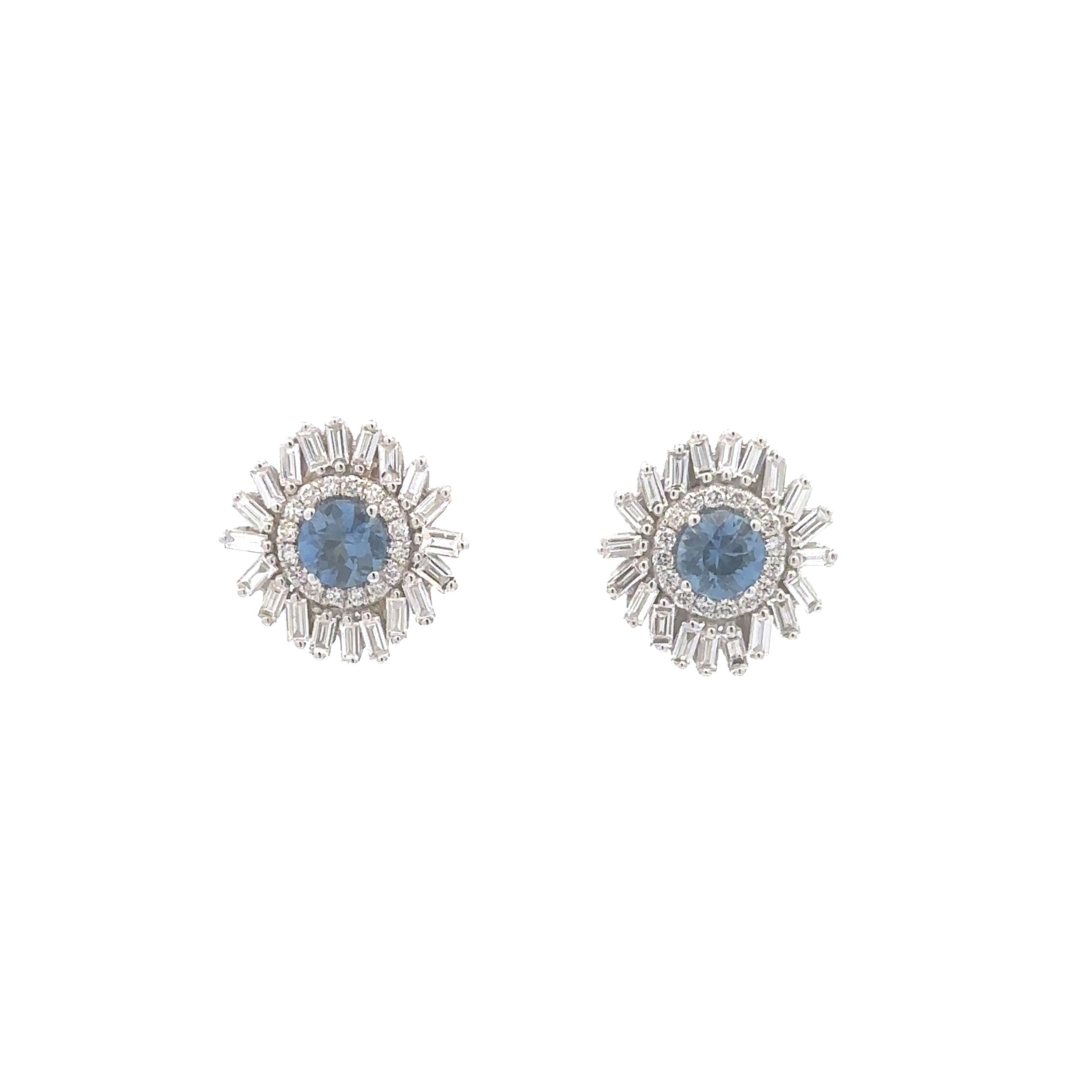 Suzanne Kalan Sapphire and Diamond Earrings - Be On Park