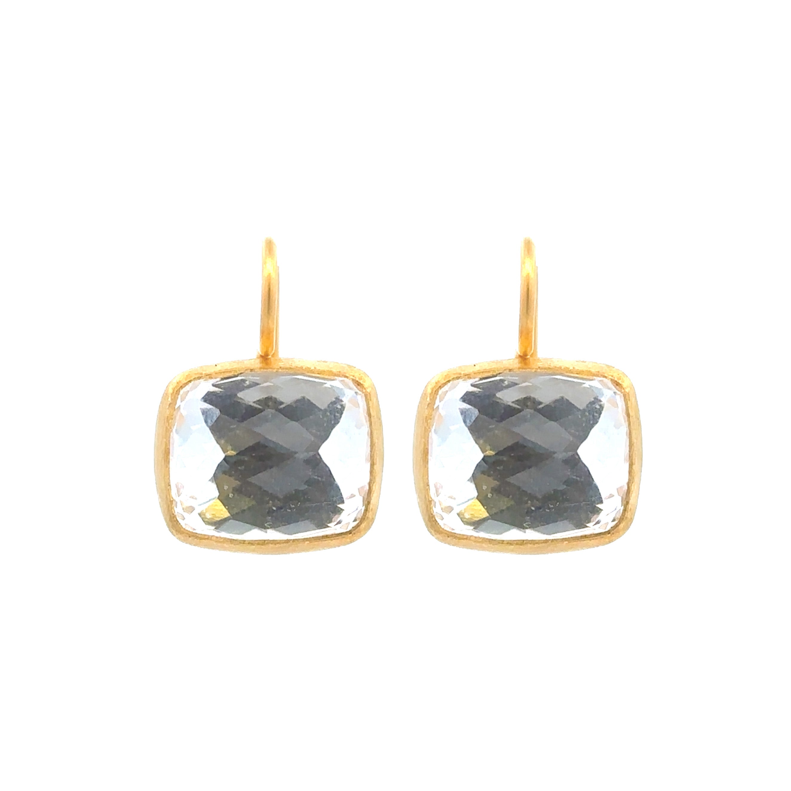 Stephanie Albertson White Topaz Cocktail Earrings - Be On Park
