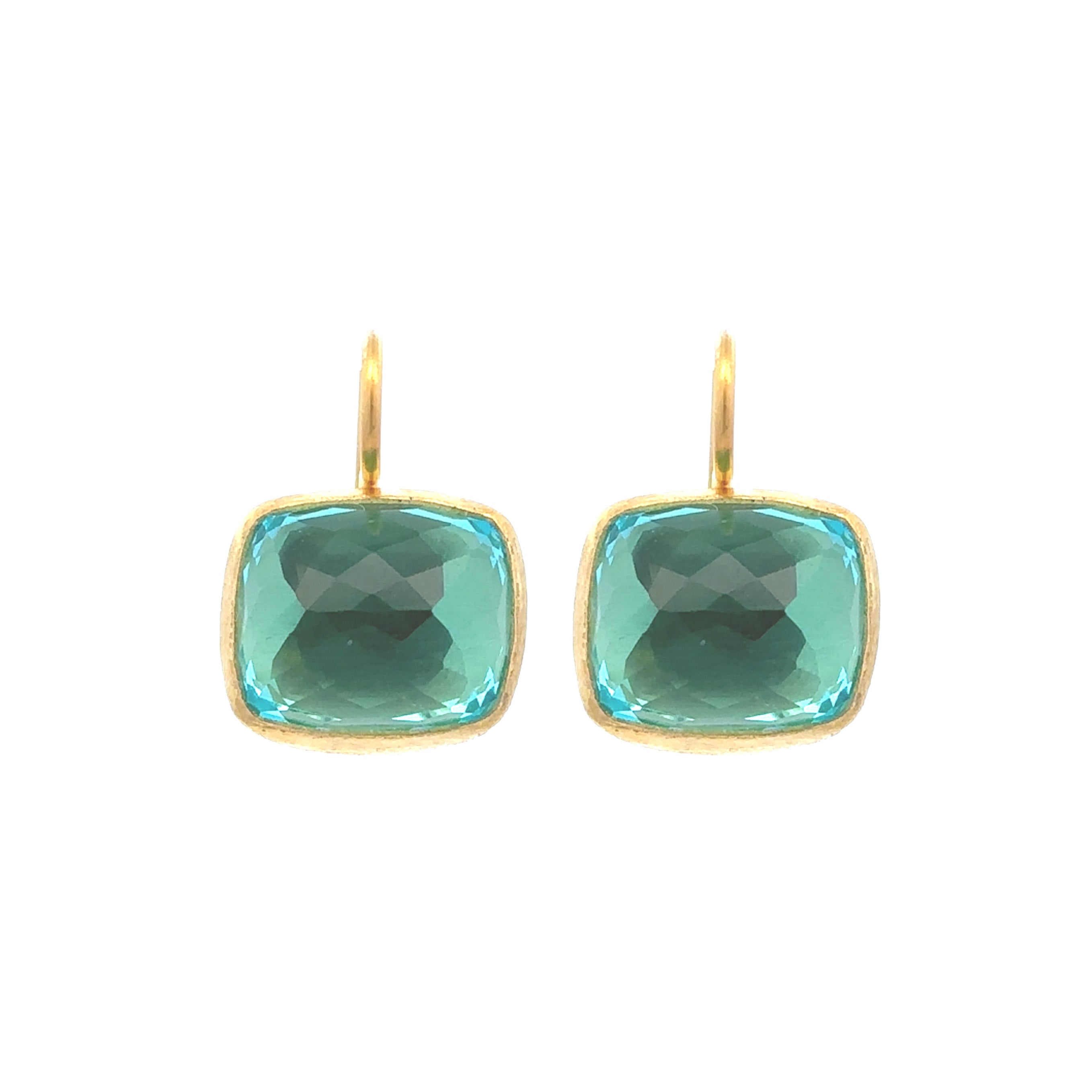 Stephanie Albertson Blue Topaz Cocktail Earrings - Be On Park
