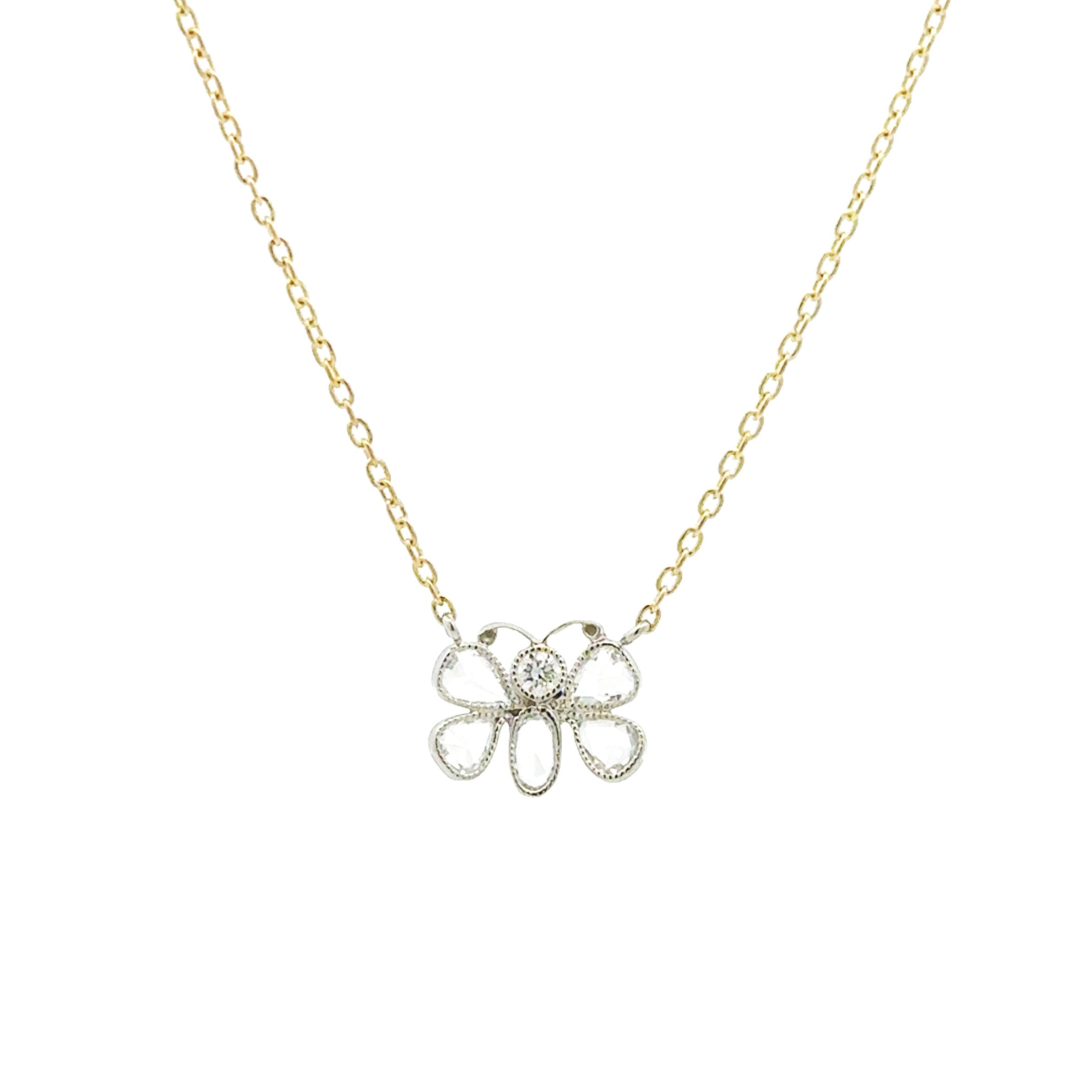 John Apel Diamond Butterfly Necklace - Be On Park