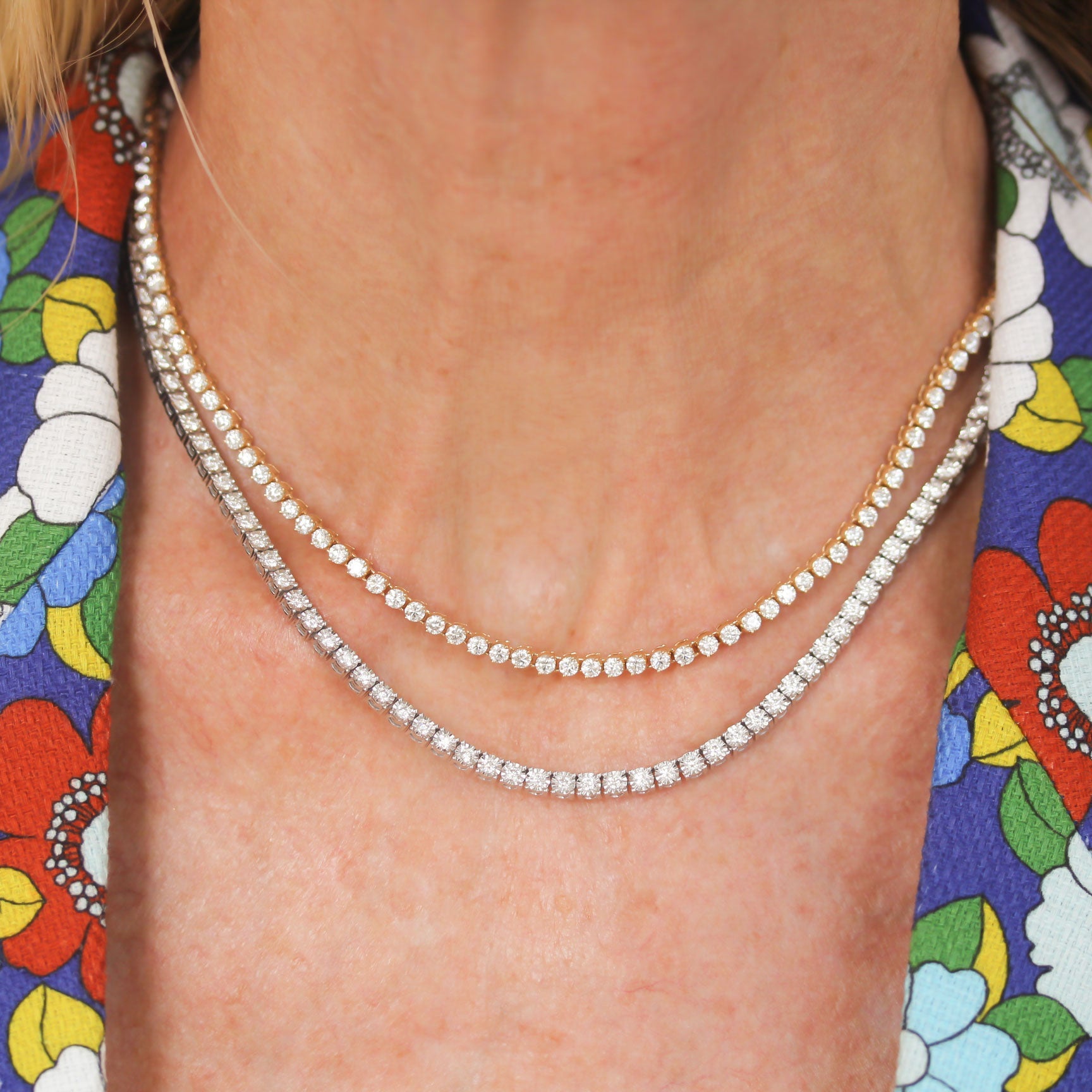Kwiat Sunburst Diamond Line Necklace - Be On Park