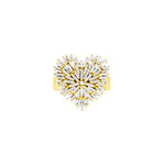 Suzanne Kalan Yellow Gold Diamond Heart Ring - Be On Park