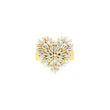 Suzanne Kalan Yellow Gold Diamond Heart Ring - Be On Park