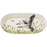 Wildlife Geese Small Oval Platter - Be On Park