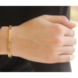 Suzanne Kalan Pastel Sapphire Baguettes Classic Inlay Bangle - Be On Park