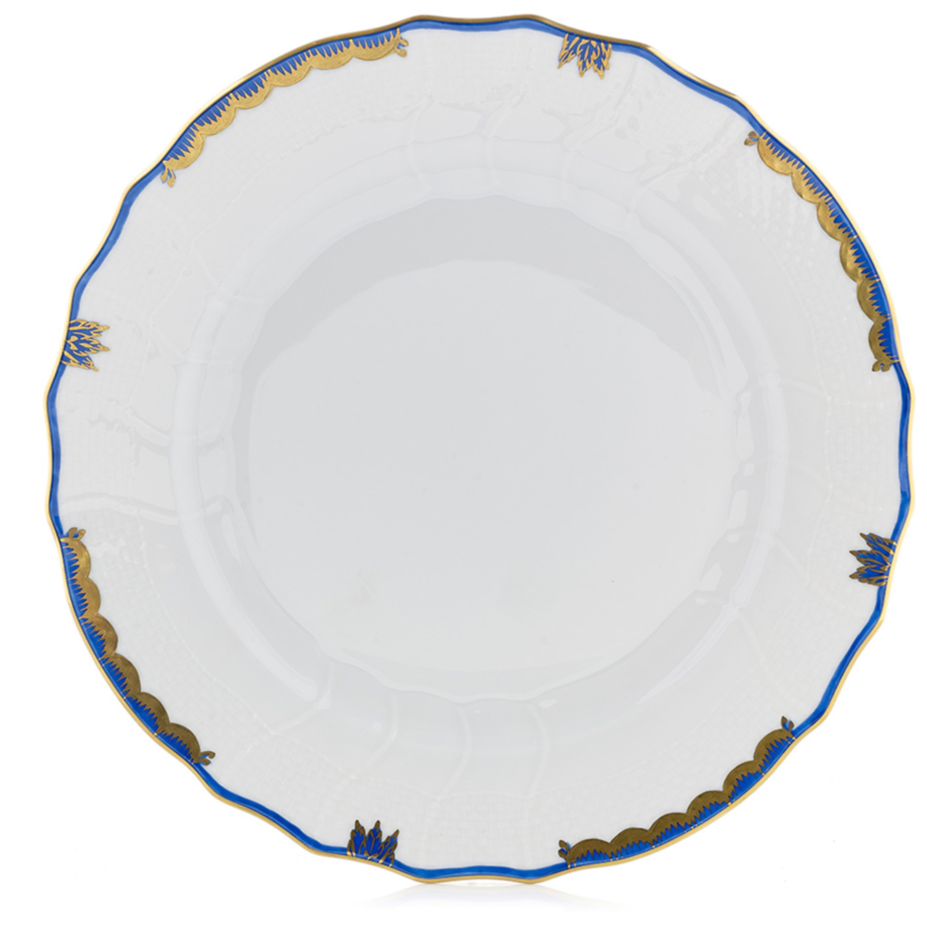 Herend Princess Victoria Blue Dinner Plate - Be On Park