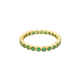 Sethi Couture Emerald Bezel Band