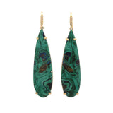 Lauren K Azurite Malachite Joyce Earrings - Be On Park