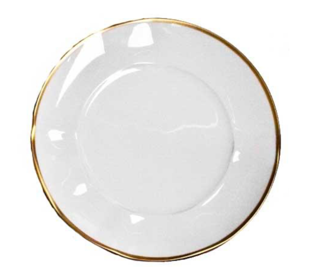 Anna Weatherley Simply Elegant Gold Salad Plate - Be On Park