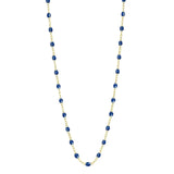 Classic Gigi Clozeau Necklace in Yellow Gold, 16.5", Lapis - Be On Park