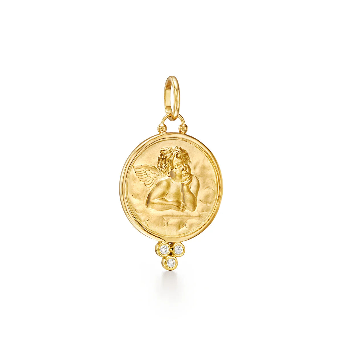 Temple St. Clair Diamond Angel Pendant - Be On Park