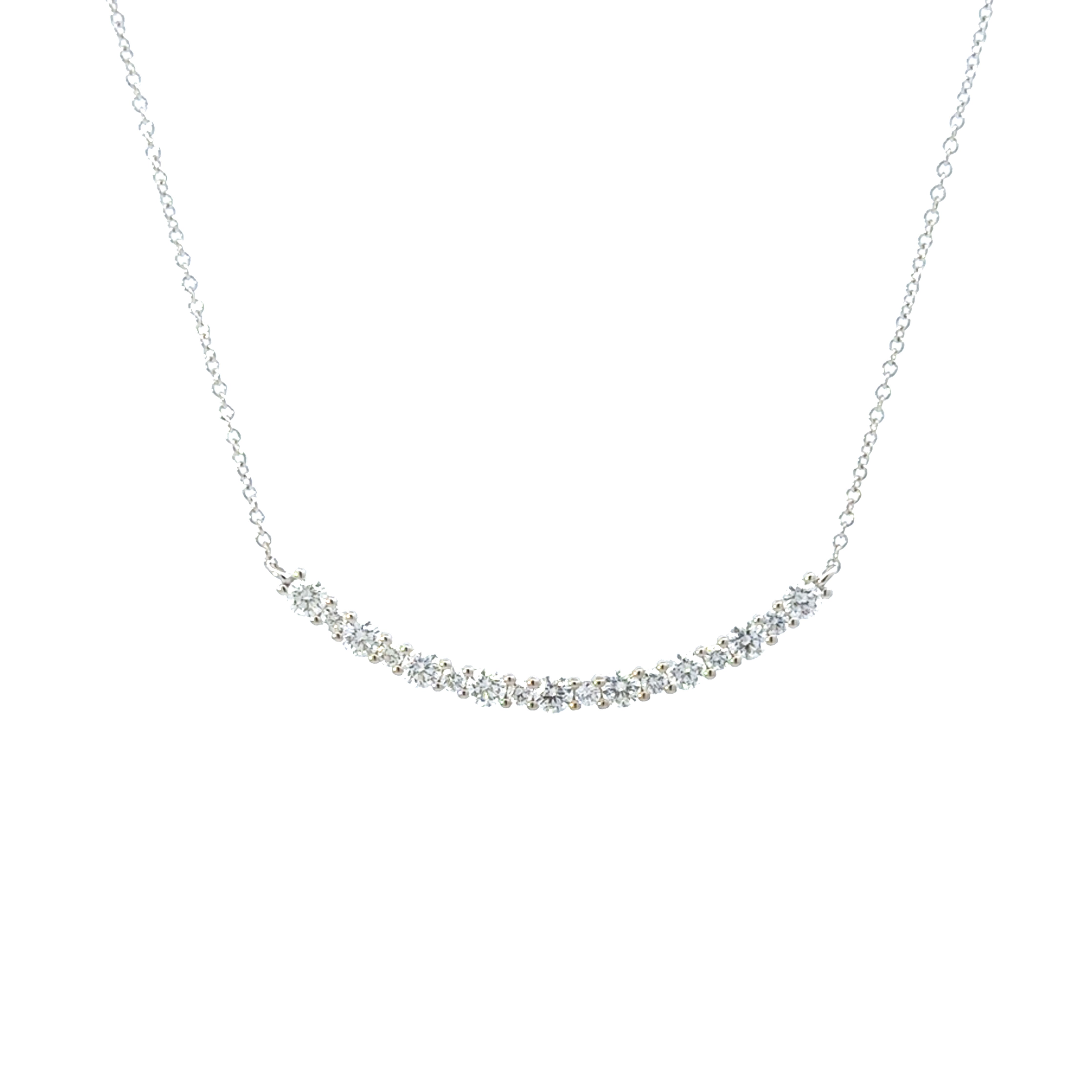 American Jewelry Design Diamond Bar Necklace - Be On Park