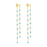 Classic Gigi Clozeau Dancing Earrings, Turquoise - Be On Park