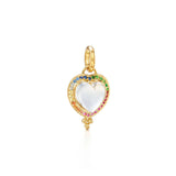Temple St Clair Multicolored Rainbow Rock Crystal Heart Pendant - Be On Park