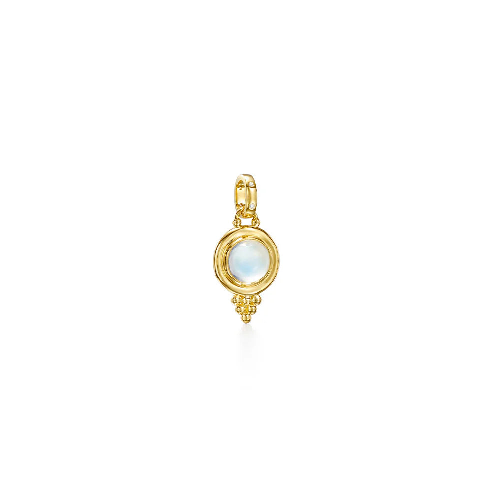 Temple St Clair Classic Blue Moonstone Temple Pendant - Be On Park