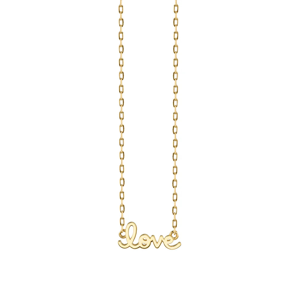 Sydney Evan Tiny Love Charm Necklace - Be On Park