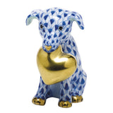 Herend Sapphire Puppy Love Figurine - Be On Park