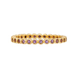 Sethi Couture Purple Sapphire Mini Bezel Band - Be On Park