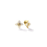 Roberto Coin Venetian Princess Diamond and White Enamel Earrings