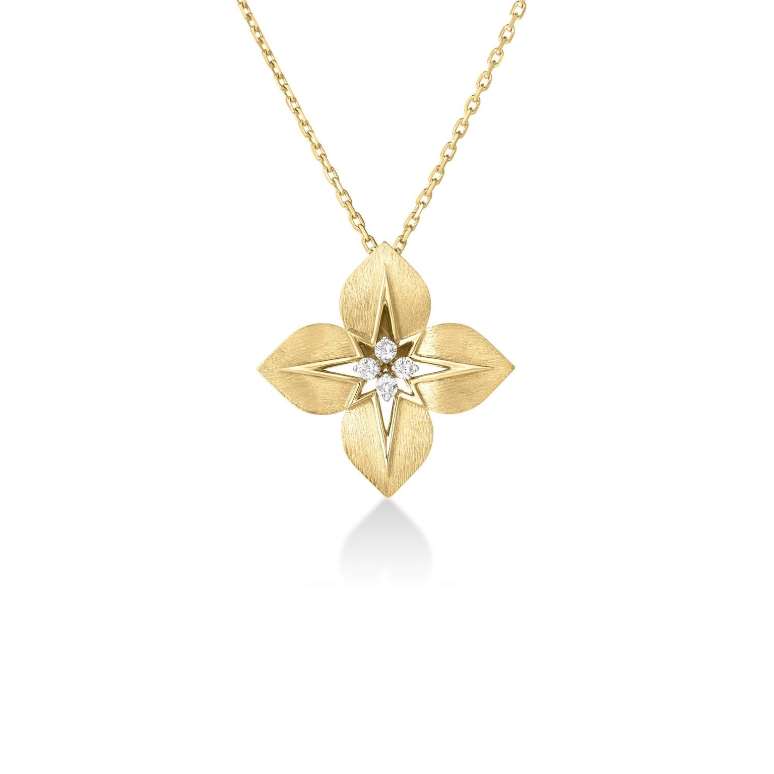 Roberto Coin Large Aurora Necklace with Diamond - Be On Park