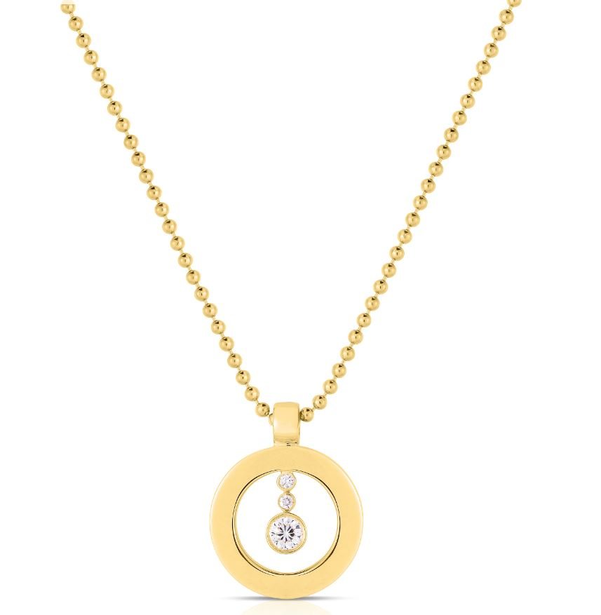 Roberto Coin Baby O Diamond Necklace - Be On Park