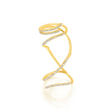 Graziela Diamond Mega Swirl Ring
