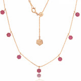 Graziela Pink Sapphire Floating Necklace