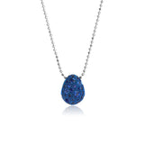 Graziela Blue Sapphire Bahia Pendant Necklace