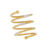 Marika Desert Gold Diamond Wrap Ring - Be On Park