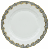Herend Fish Scale Gray Dinner Plate - Be On Park