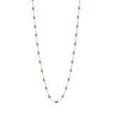 Classic Gigi Clozeau Necklace in Yellow Gold, 16.5", White - Be On Park