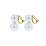 Piranesi Double White Pearl Earrings - Be On Park