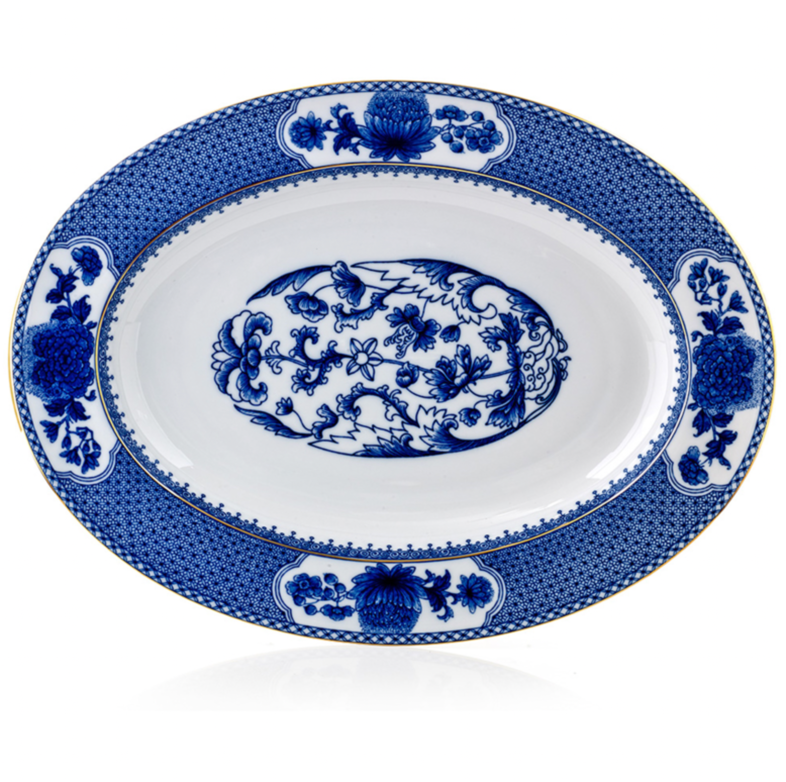 Mottahedeh Imperial Blue Oval Platter - Be On Park