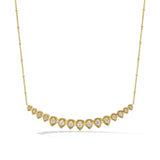 Orly Marcel Mandala Petal Graduated Necklace with Diamond - Be On Park