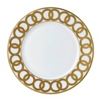 Royal Crown Derby Riviera Dream White Flat Rim Dinner Plate - Be On Park