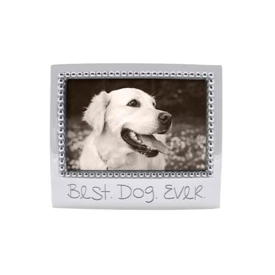 BEST DOG EVER BEADED 4X6 FRAME - Be On Park