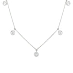 Roberto Coin 5 Dangling Station Diamond Necklace - Be On Park