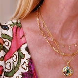 Suzanne Kalan Yellow Gold "Cut-Out" Block Necklace - Be On Park