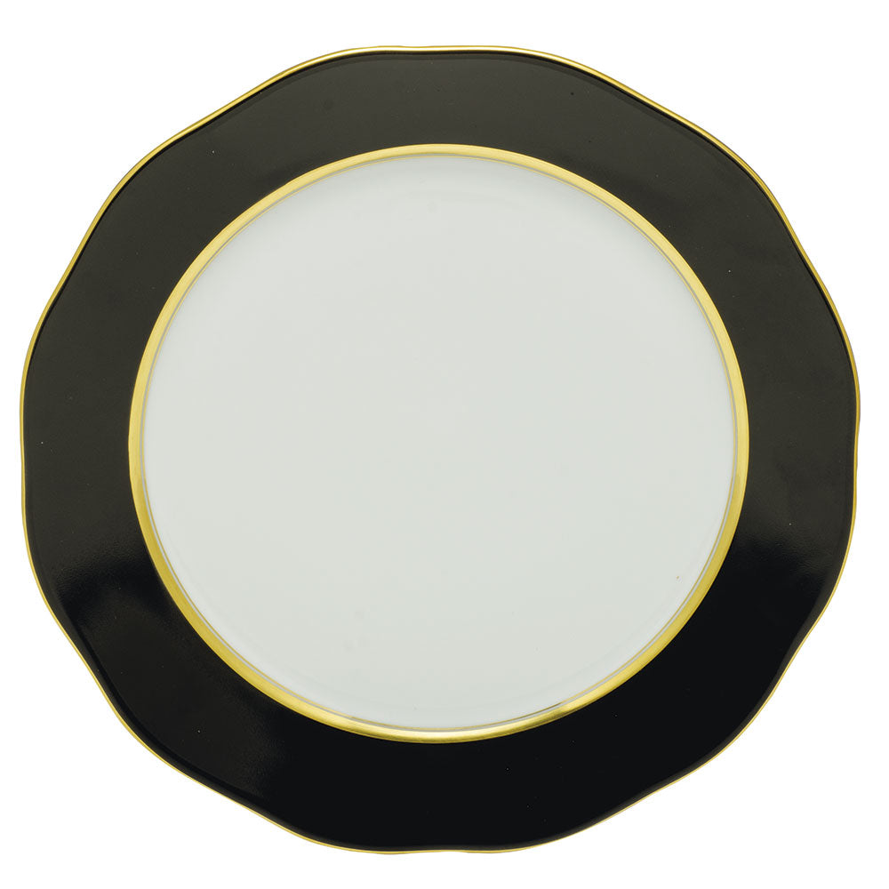 Herend Black Silk Ribbon Charger - Be On Park
