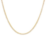 A. Link 16" Diamond Tennis Necklace - Be On Park